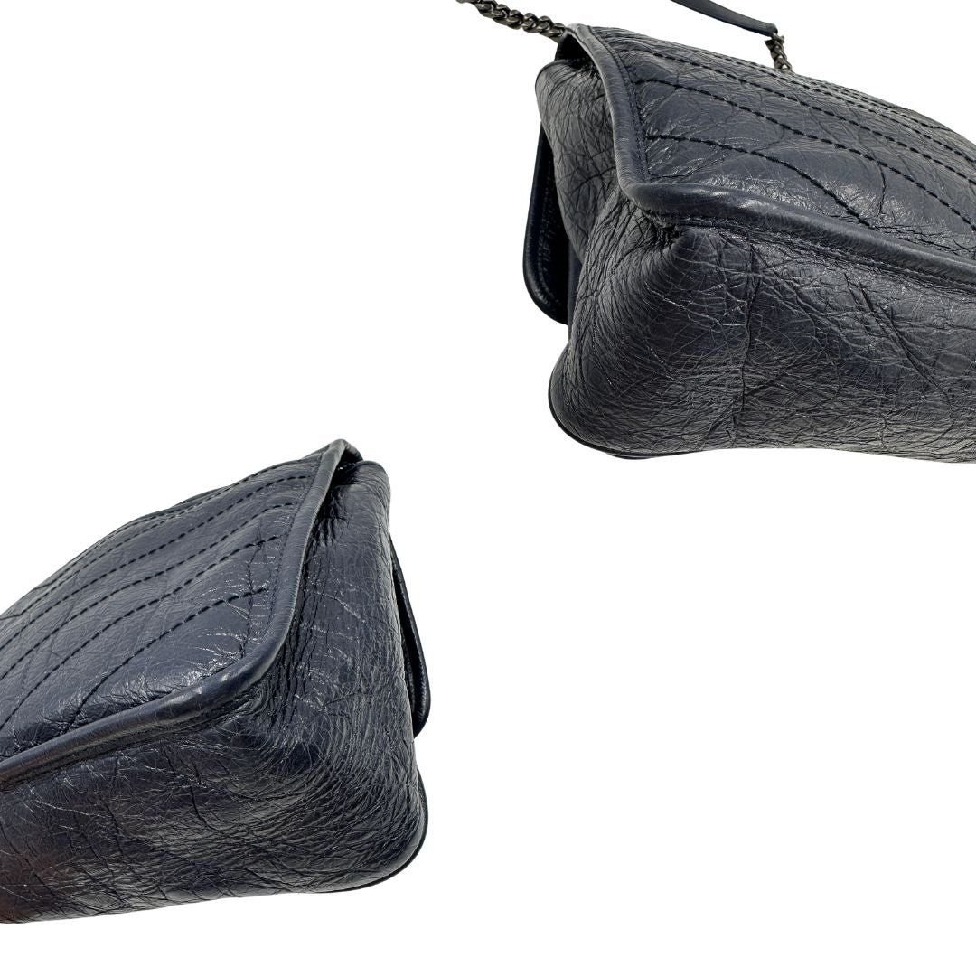 Borsa Niki Saint Laurent blu