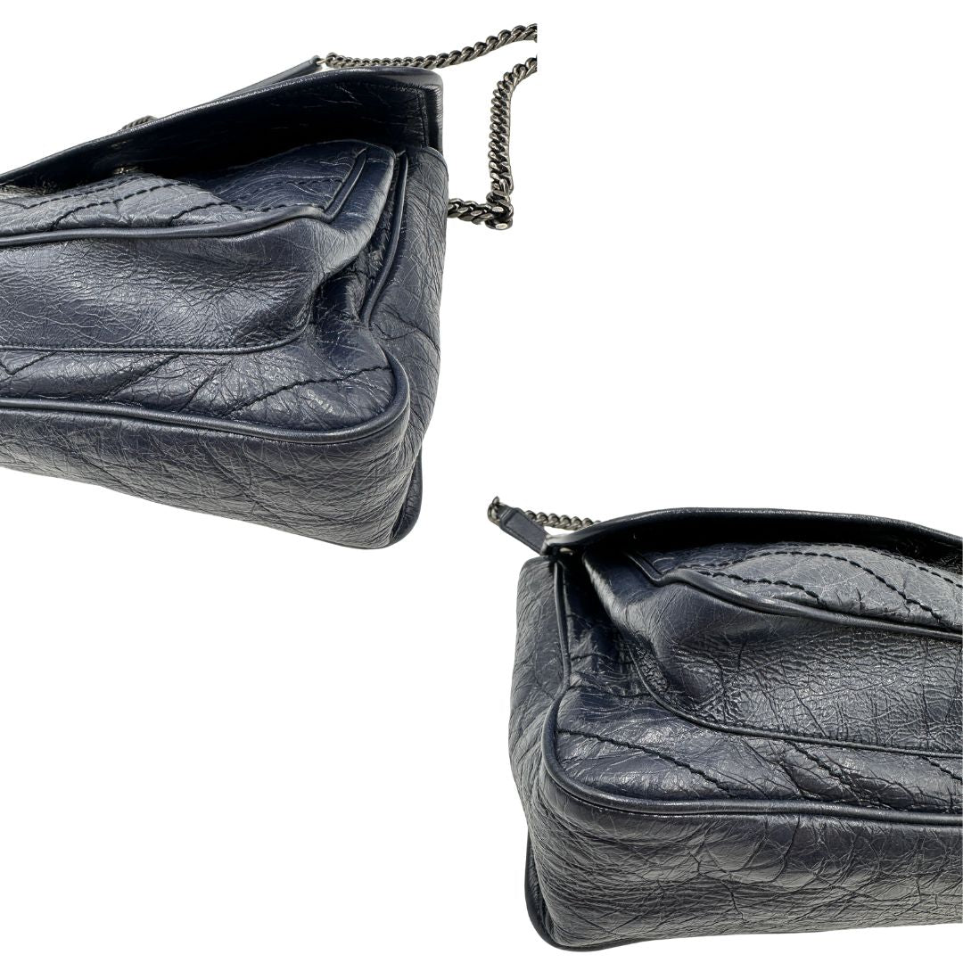 Borsa Niki Saint Laurent blu