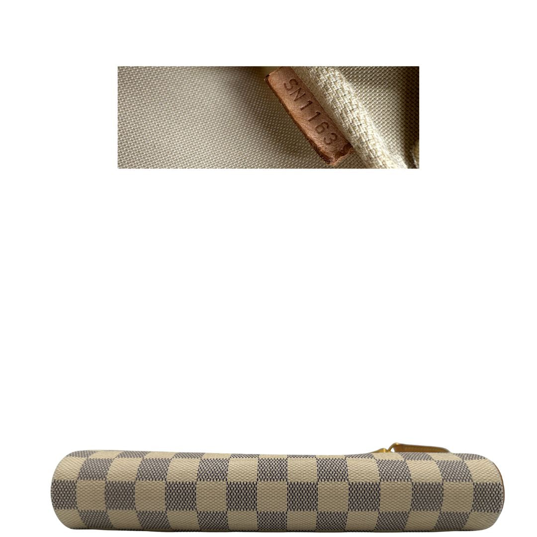 Pochette Eva Damier Azur Louis Vuitton