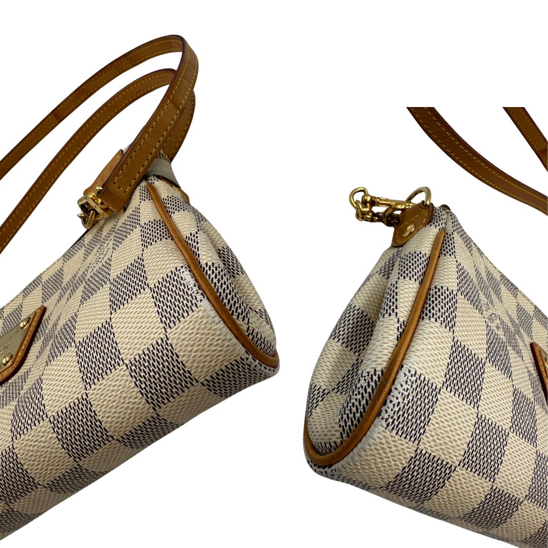 Pochette Eva Damier Azur Louis Vuitton