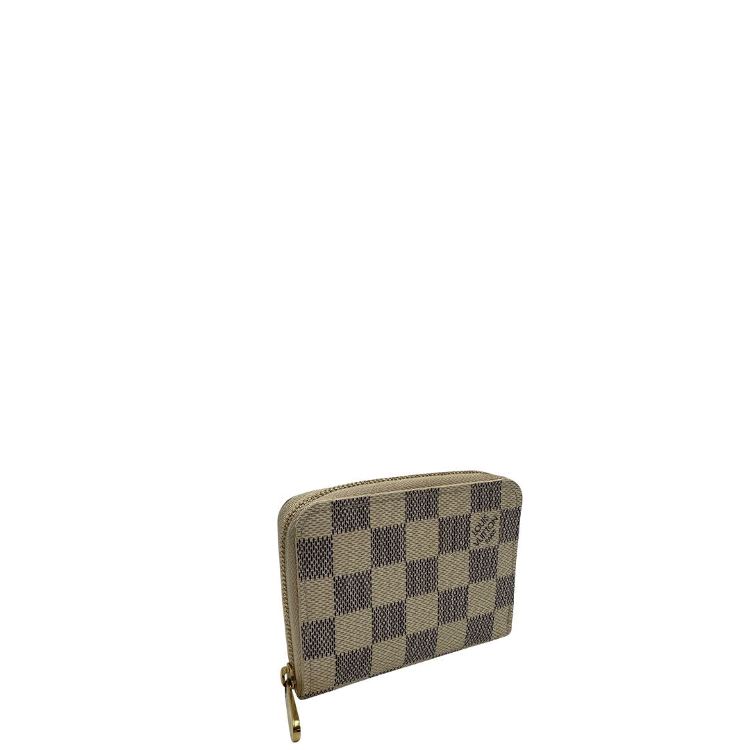 Portafoglio Zippy Coin Louis Vuitton damier azur