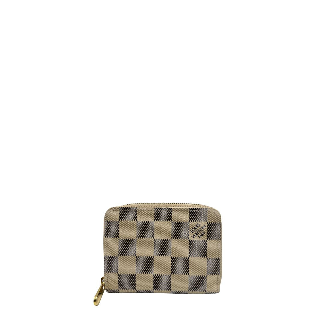 Portafoglio Zippy Coin Louis Vuitton damier azur