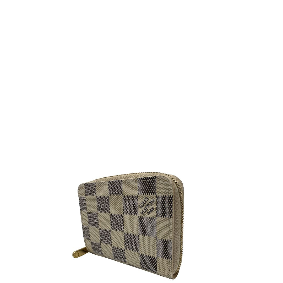 Portafoglio Zippy Coin Louis Vuitton damier azur