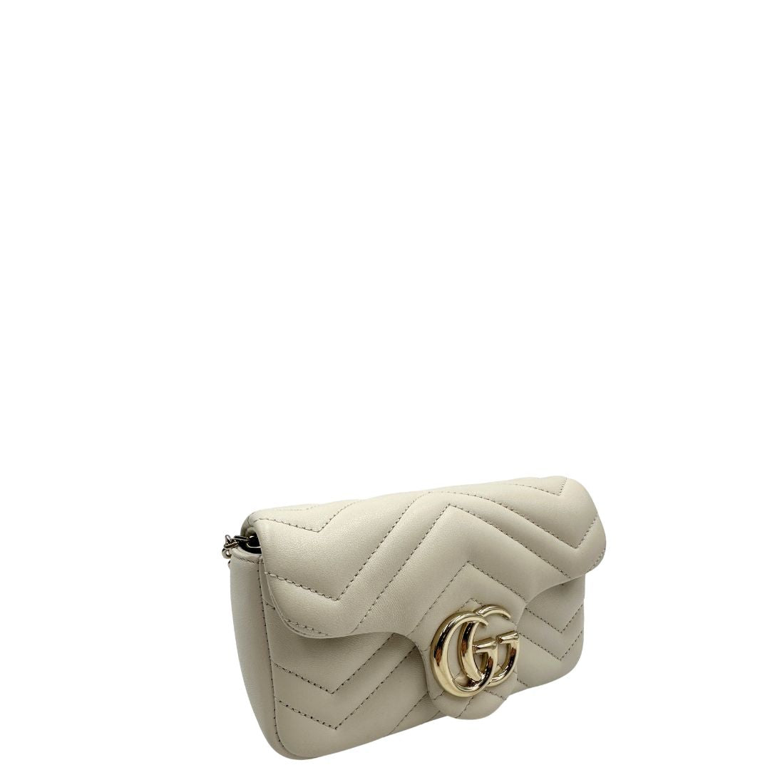 Borsa Gucci Marmont mini bianca