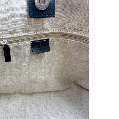 Shopper Gucci Microguccissima nera