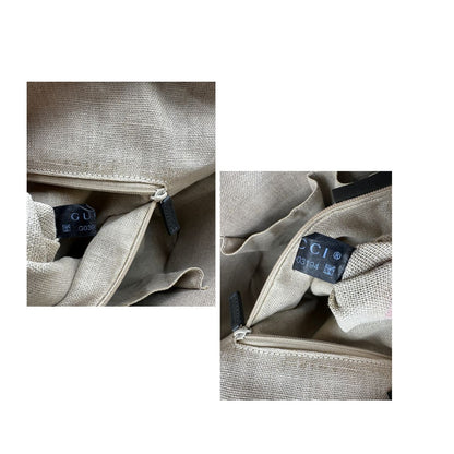 Shopper Gucci Microguccissima nera