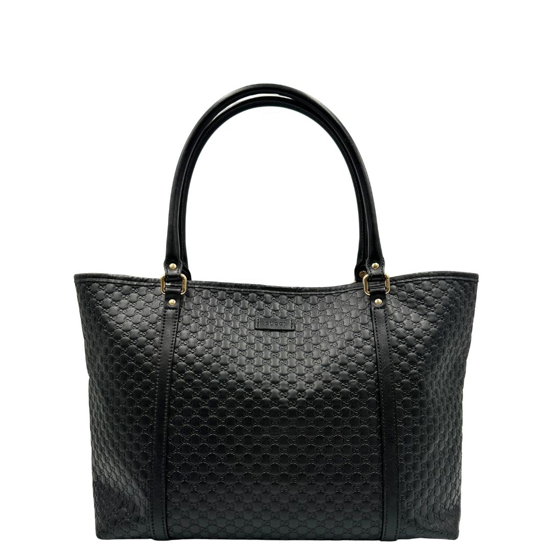 Shopper Gucci Microguccissima nera