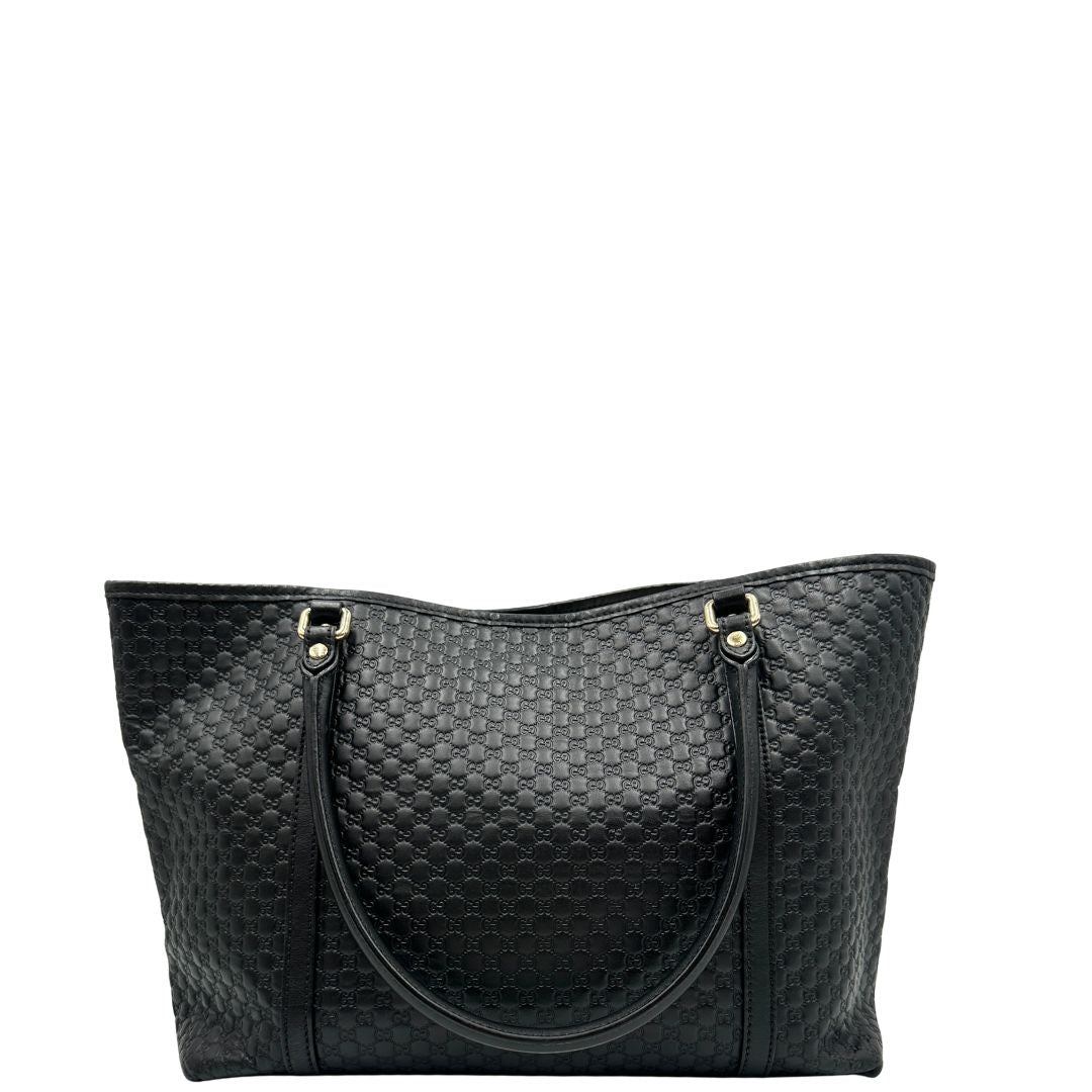 Shopper Gucci Microguccissima nera