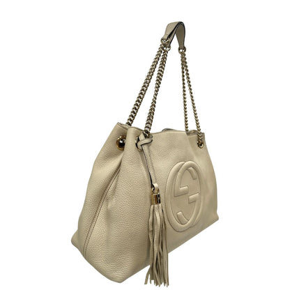 Borsa Gucci Soho avorio