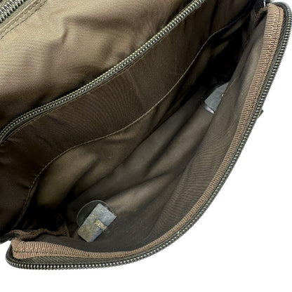 Cartella Prada nylon verde