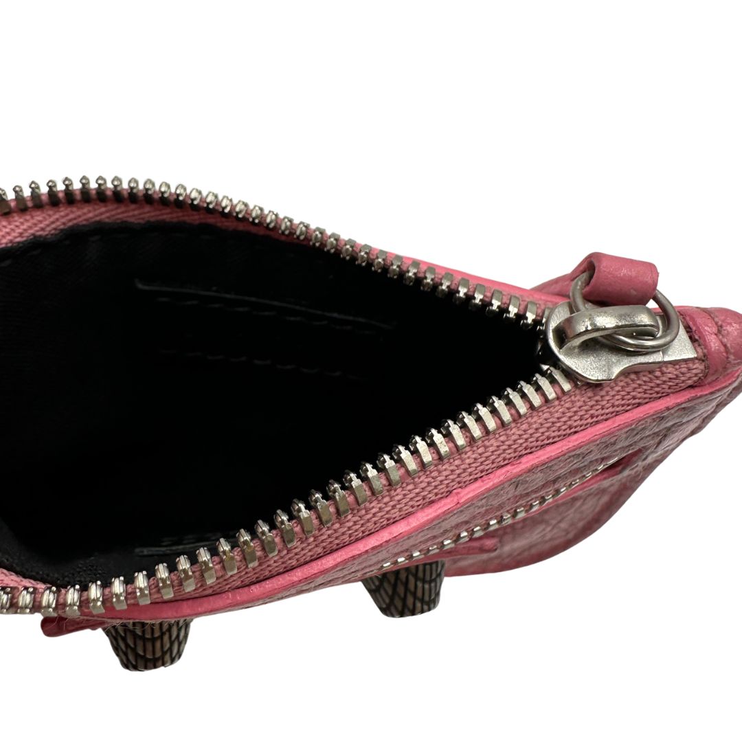 interno Borsa Balenciaga in pelle Arena rosa con hardware argentato, di lusso, originale, ottime condizioni, usata
