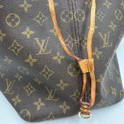 interno Louis Vuitton Neverfull nella versione GM in canvas monogram, di lusso, originale, ottime condizioni, usata 