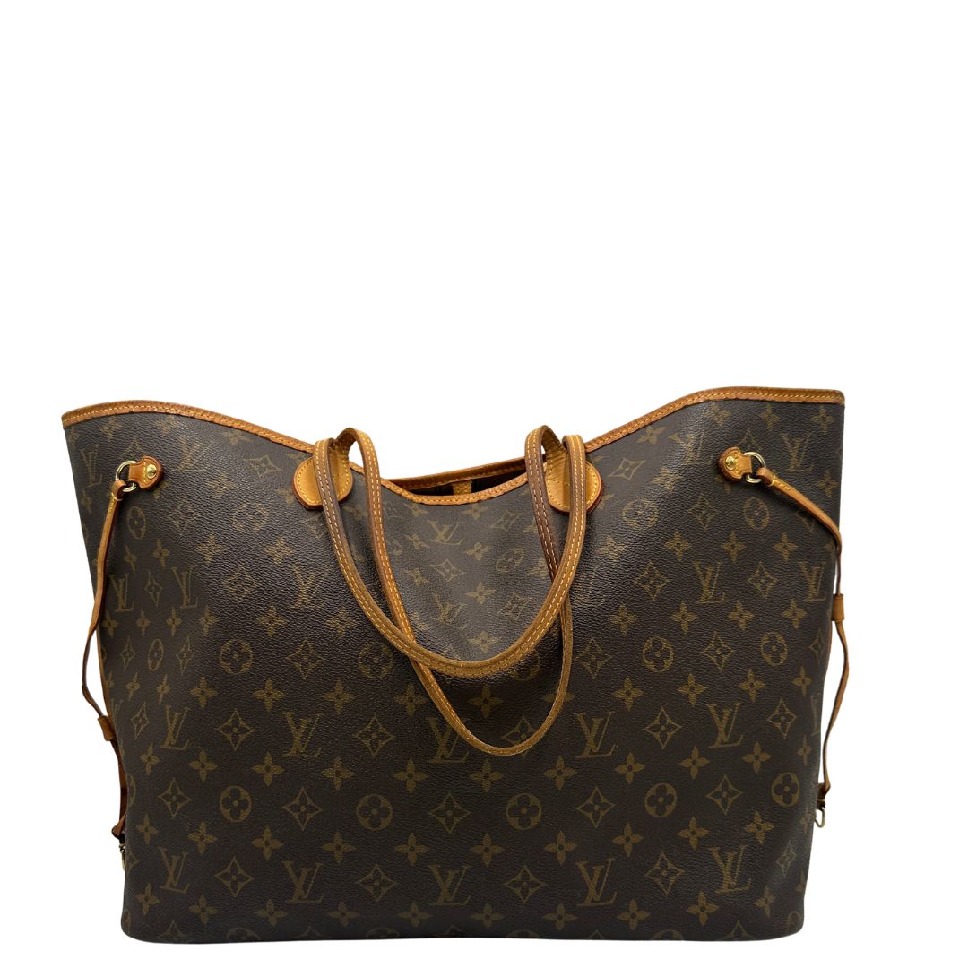 retro Louis Vuitton Neverfull nella versione GM in canvas monogram, di lusso, originale, ottime condizioni, usata 