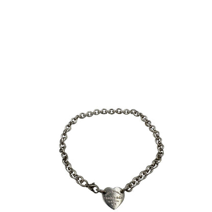 Collana girocollo Tiffany&Co. in argento 925 con ciondolo cuore.