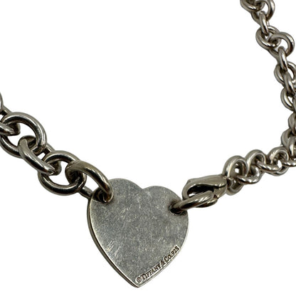 Collana girocollo Tiffany&Co. in argento 925 con ciondolo cuore.