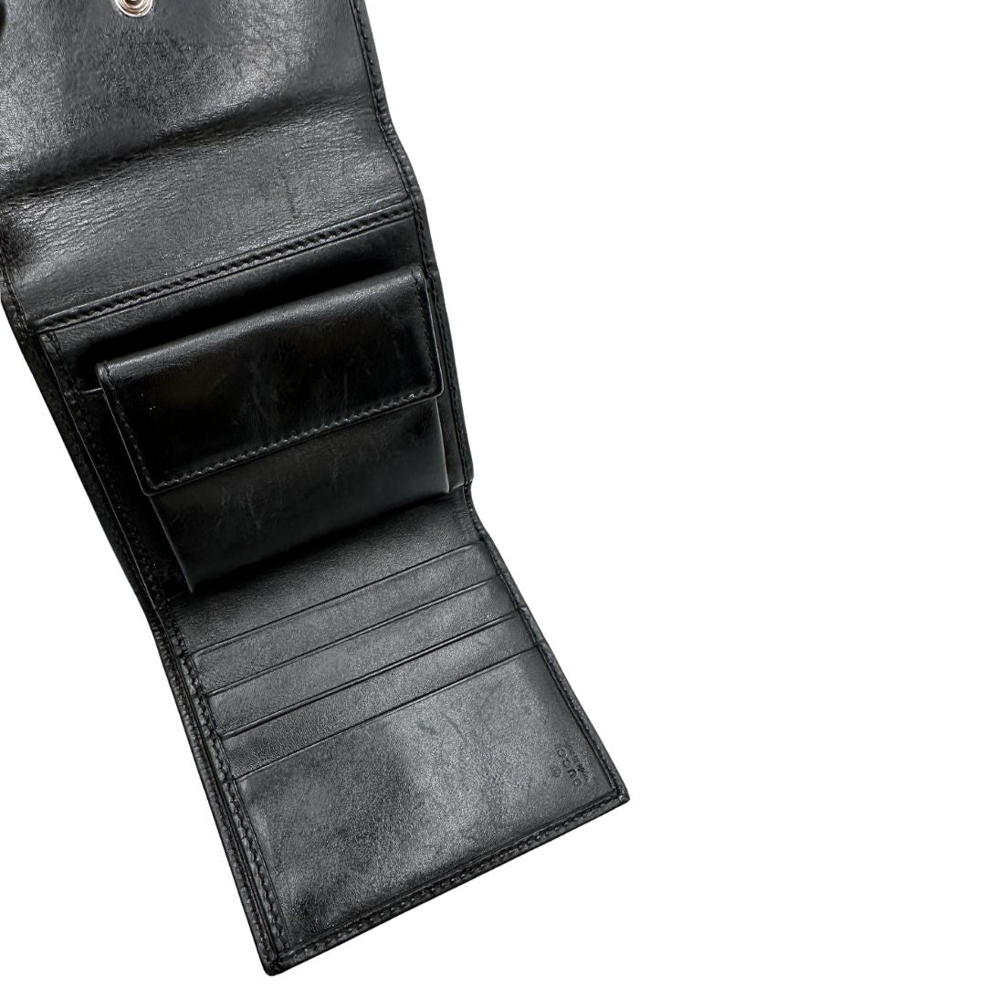 Portafoglio Gucci GG Imprime nero