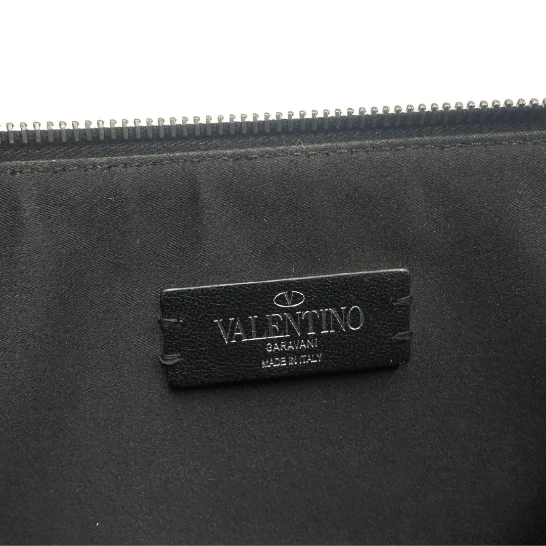 Pochette Valentino Garavani argentata