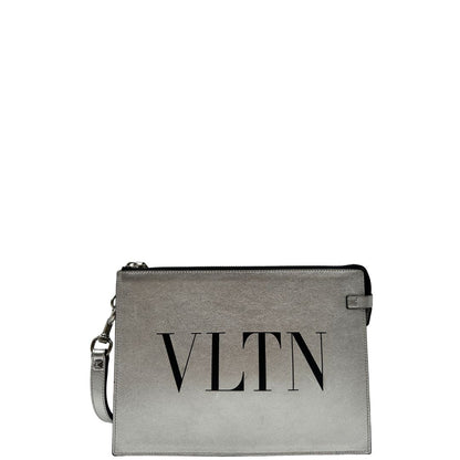 Pochette Valentino Garavani argentata