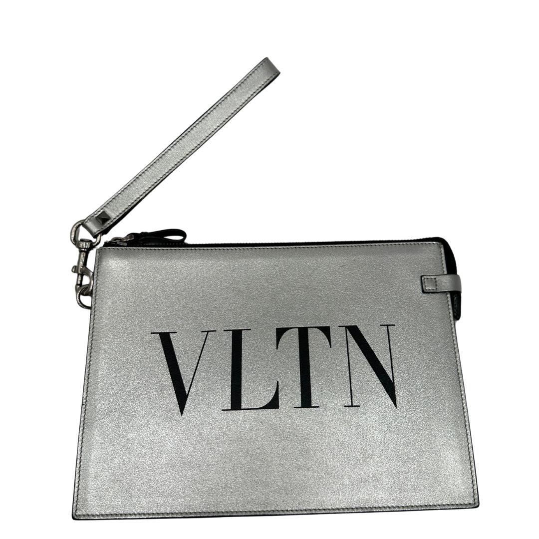 Pochette Valentino Garavani argentata