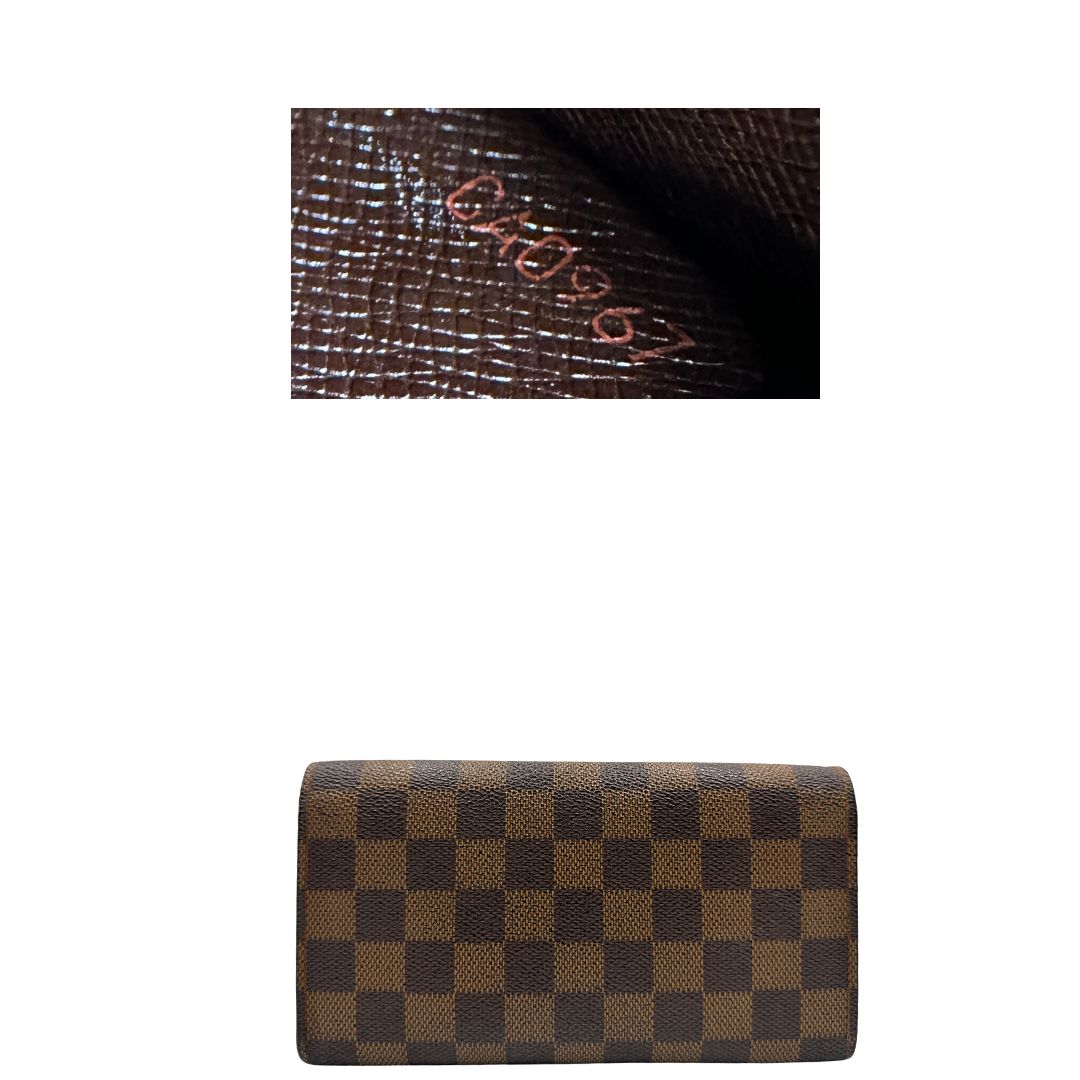 Portafoglio Louis Vuitton Damier Ébène