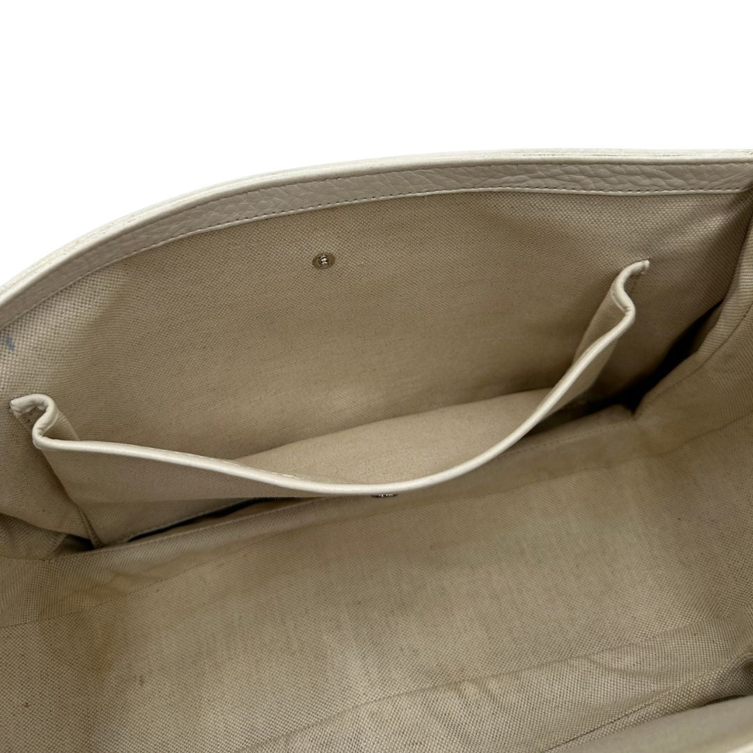 Borsa Gucci Bamboo bianca