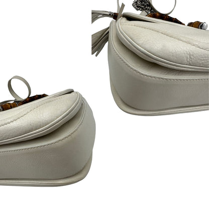 Borsa Gucci Bamboo bianca