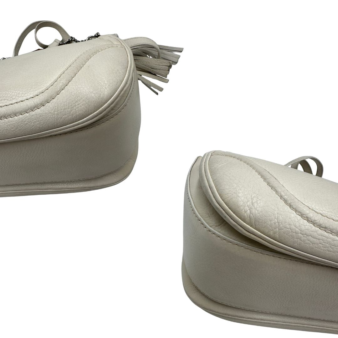 Borsa Gucci Bamboo bianca
