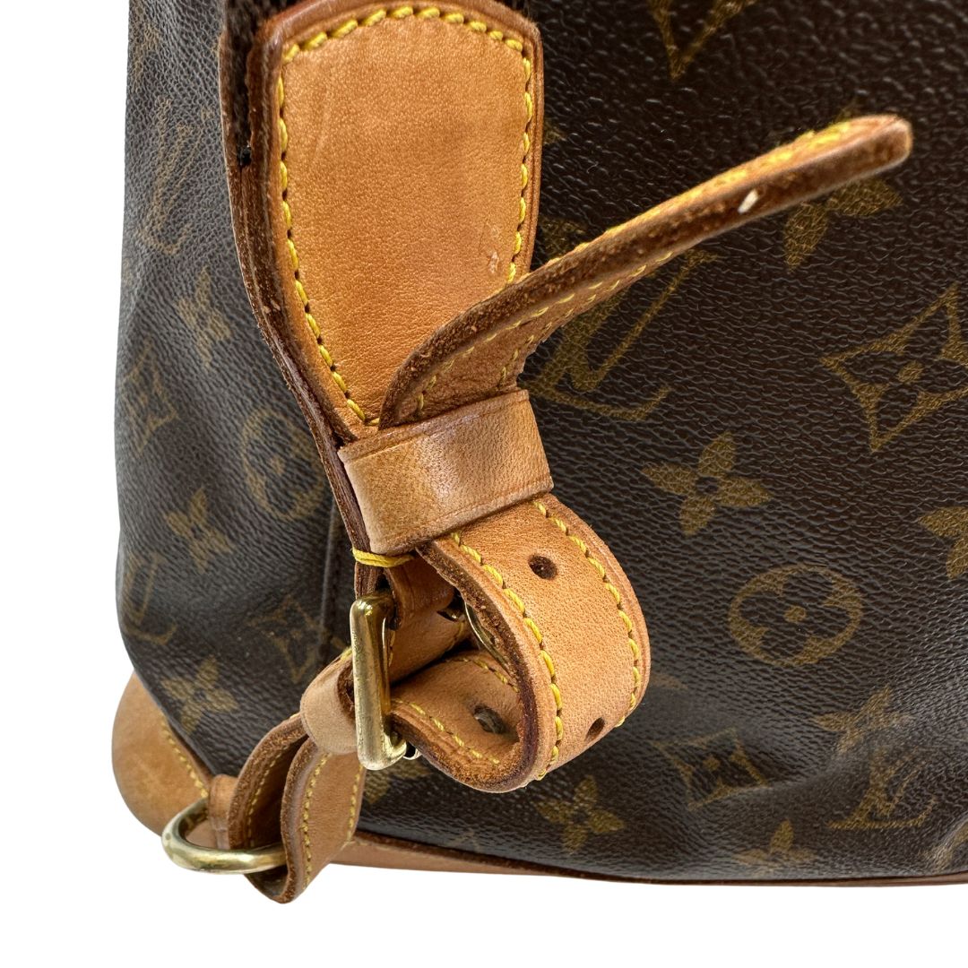 Zaino Montsouris GM in canvas marrone monogram 
