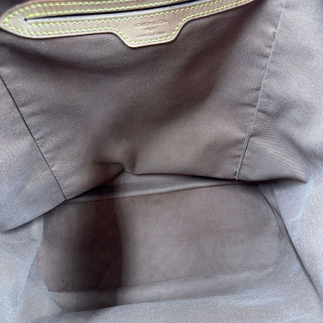 interno Zaino Montsouris GM in canvas marrone monogram  
