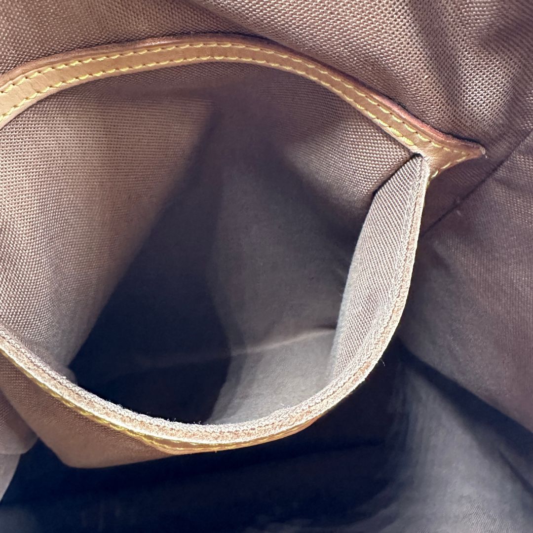 interno Zaino Montsouris GM in canvas marrone monogram  