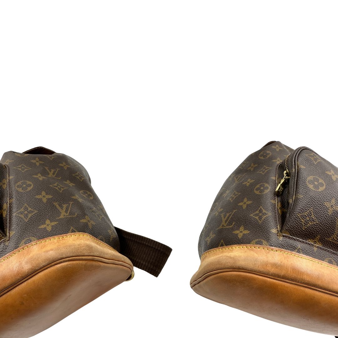 angoli Zaino Montsouris GM in canvas marrone monogram  