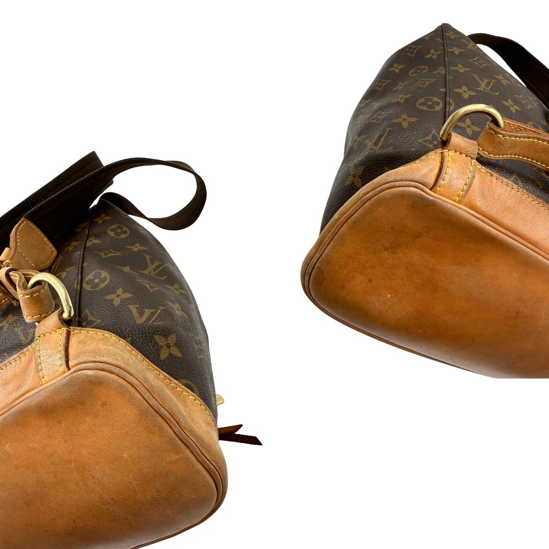 angoli Zaino Montsouris GM in canvas marrone monogram  