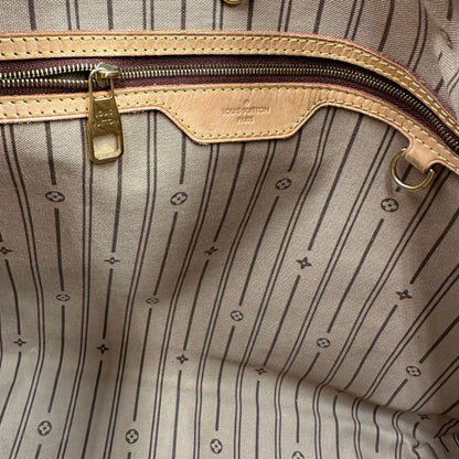  interno Borsa Louis Vuitton in canvas marrone monogram, munita di un manico singolo, di lusso, originale, ottime condizioni, usata