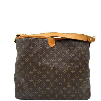 front  Borsa Louis Vuitton in canvas marrone monogram, munita di un manico singolo, di lusso, originale, ottime condizioni, usata 