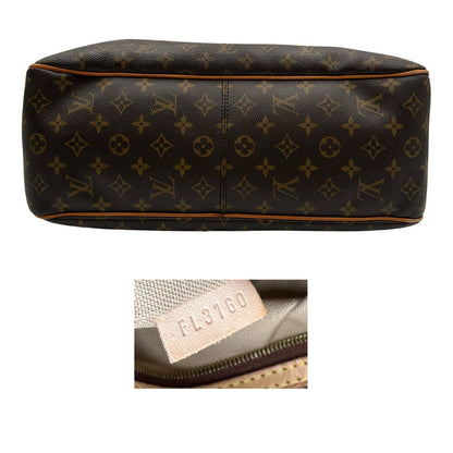 base  Borsa Louis Vuitton in canvas marrone monogram, munita di un manico singolo, di lusso, originale, ottime condizioni, usata 