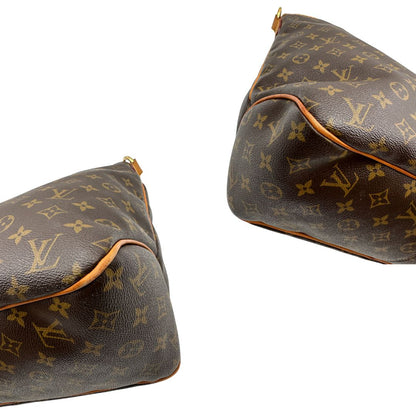 angoli  Borsa Louis Vuitton in canvas marrone monogram, munita di un manico singolo, di lusso, originale, ottime condizioni, usata 