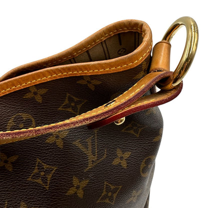  Borsa Louis Vuitton in canvas marrone monogram, munita di un manico singolo, di lusso, originale, ottime condizioni, usata