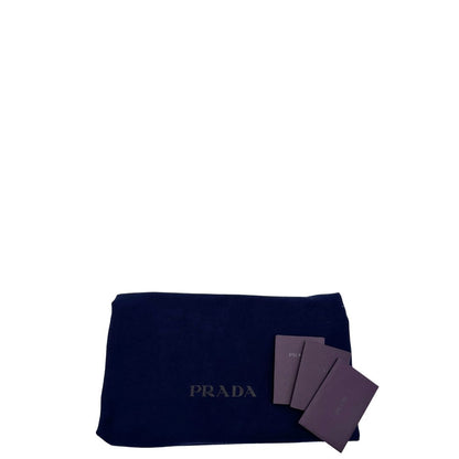 dustbag Trolley Prada realizzato nel caratteristico nylon nero , di lusso, originale, eccellenti condizioni, usato