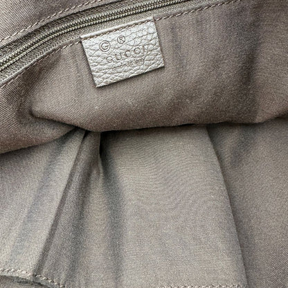 interno Borsa Gucci Tote Crystal in tela cerata lucida GG  