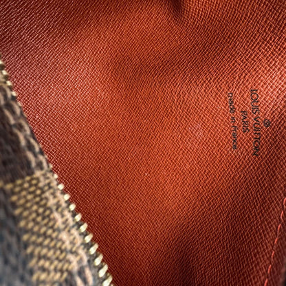 interno Borsa LV Papillon in canvas Damier Ébène