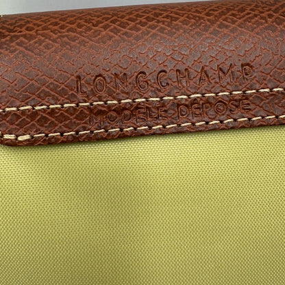 Borsa Longchamp Le Pliage in tela color verde pistacchio , di lusso, originale, eccellenti condizioni, usata 

