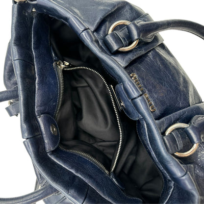 Satchel Miu Miu blu