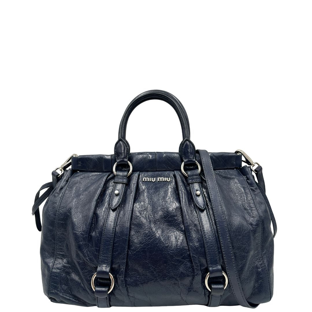 Satchel Miu Miu blu