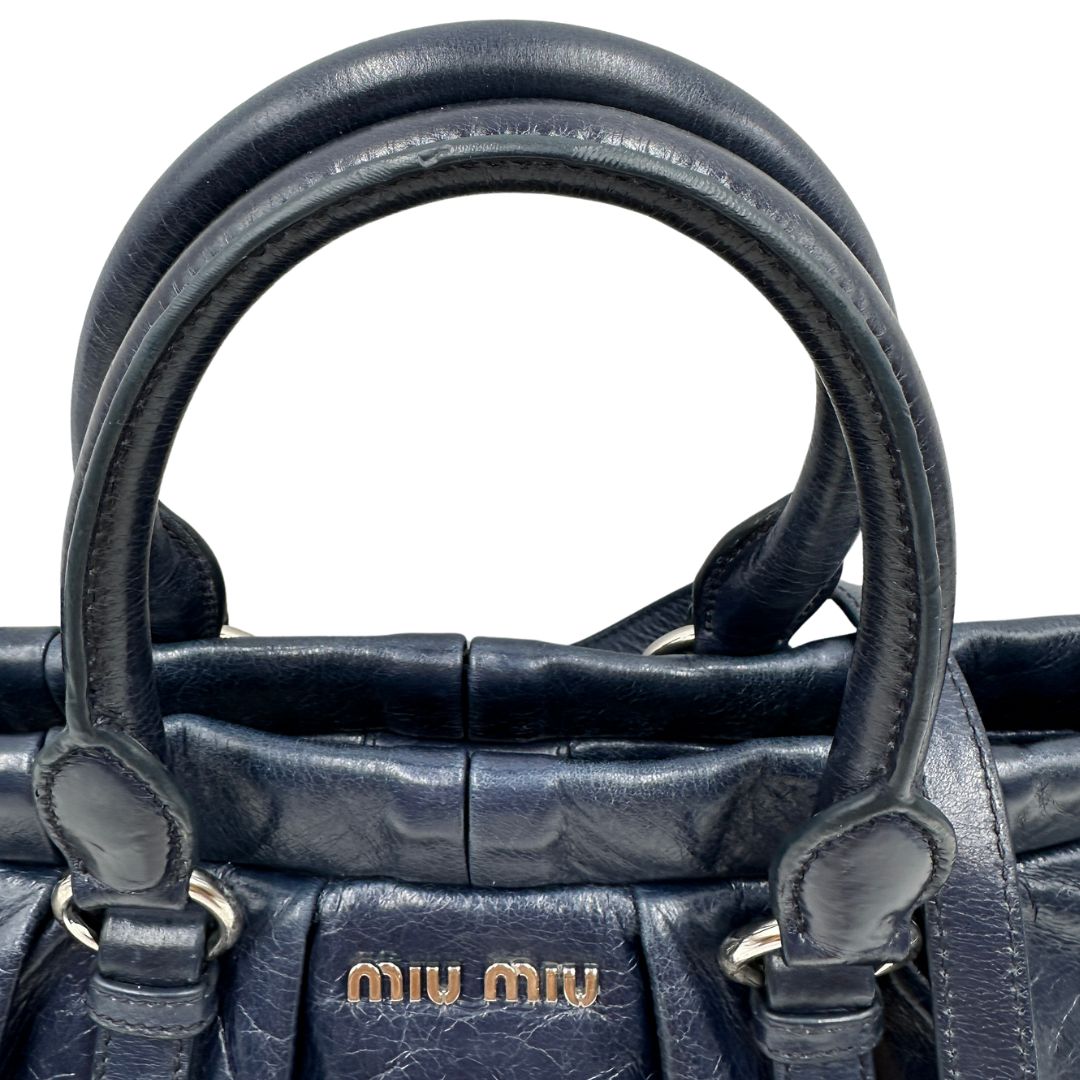 Satchel Miu Miu blu