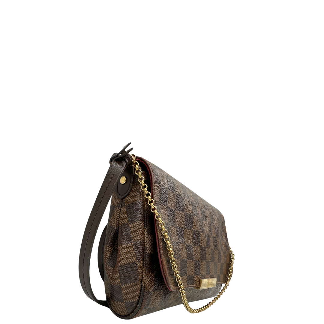 Borsa Favorite PM Damier Ébène Louis Vuitton