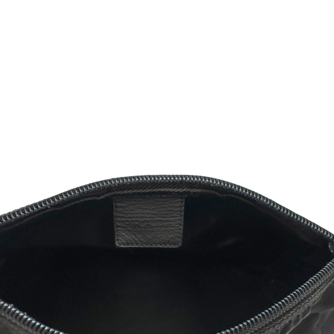 Pouch Prada nylon nero