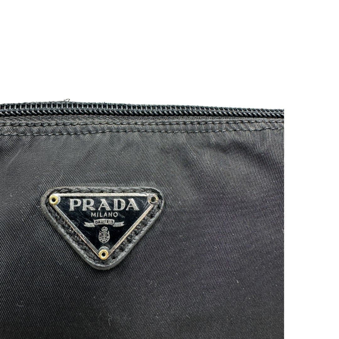 Pouch Prada nylon nero