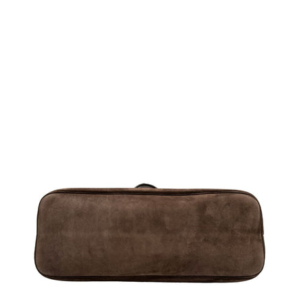 Tote Prada Buckle marrone