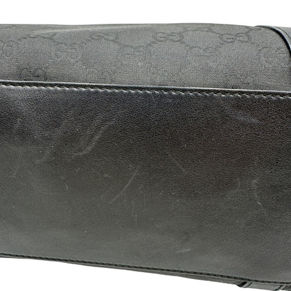 Borsa Gucci in tessuto GG nero, di lusso, originale, ottime condizioni, usata