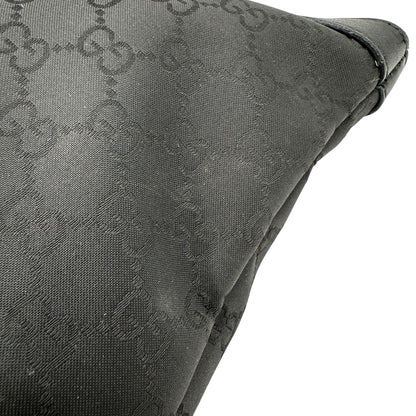 Borsa Gucci in tessuto GG nero, di lusso, originale, ottime condizioni, usata